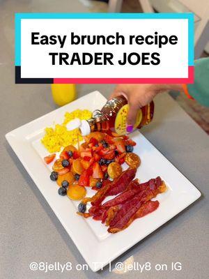 Easy brunch recipe #traderjoes #traderjoesfoodreviews #brunchrecipes #heyjellybeans 