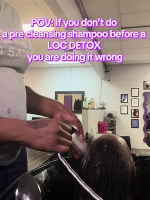 Everyone has a way of doing things. That’s just mine. Follow for more things hair! #locs #shampoo #locdetox #locmaintenance #blessedbyarena