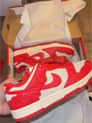 #nike #dunks #fypシ #fypage #parari #fyp #vira #viralvideo #foryoupage #red #redshoes #roses #foryourpage foru #fypdongggggggg 