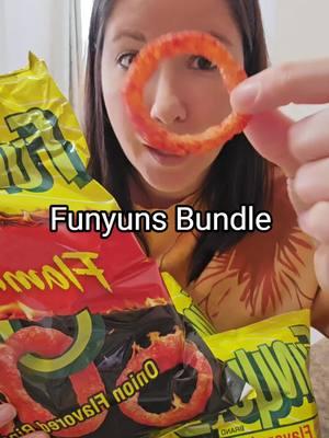 Funyuns 4 Pack Variety Pack = heaven 😍 #funyuns #snacktok #flaminhot #onions #yummy #spicyqueso #snacks #fritolay 