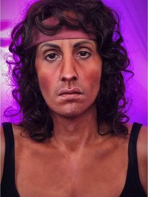 In the field, we had a code of honor…  #makeuptransformation #rambo #sylvesterstallone #rageagainstthemachine 