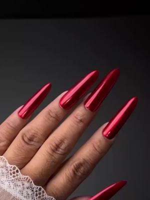 Searching for the perfect red chrome? Look no further! This stunning shade is perfect for creating bold, eye-catching nails. You can grab yours now on our website or in-store—don’t miss out on this must-have for your collection! #RedChromeNails #BoldAndBeautiful #NailArtEssentials #ChromeNails #NailTechMustHaves