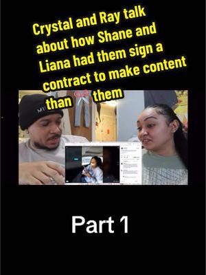 Crystal and Ray talk about how Shane and Liana cut them off after a contract deal to make content expired . They than go on to talk about how Liana and Shane were rude to them because they didn’t help them move , during their daughters birthday even though they weren’t asked. #liana #shane #shanecool17 #loyalfamily #theloyalfamily #kingshane #l3ana__  #leana #crfamily #kristina #kris #rob #krisandrob #loyalties #theloyalties #contract #businesscontract #youtube #youtubers #influencer #crystalandray #friends #drama #whatsrealwhatsfake #greed #unloyal 