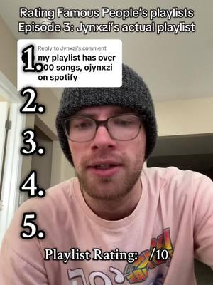 Replying to @Jynxzi rating Jynxzi’s ACTUAL playlist #jynxzi #liluzivert #juicewrld #lilwayne #lucki #postmalone #patekdidthat #music #fyp 