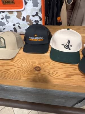 Plenty of headwear to go around!  . . #huntingtiktok #hunttok #TeamRB #clothing #hats #huntinghat #hunt #fyp #foryou #midwest #whitetail #goose #duck #duckhat #goosehat #deerhat 