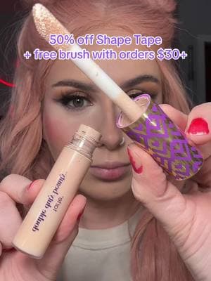 Its 50% off today and if you spend $30 you get a free $25 bear paw brush!! @tarte cosmetics  #tarte #tarteshapetape #shapetapeweek #beautydeals #shapetaperadiant  #Shapetapeconcealer #concealer #concealerhack #tiktokmademebuyit #affordablemakeup #affordableconcealer #tiktokmademebuyit #ttsbeautybesties #tiktokshopjumpstart 