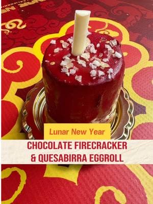 Disneyland Lunar New Year 2025 Snack Review 🍫 Chocolate Firecracker and Quesabirria Eggroll  Both of these tasty treats can be found at the Lucky 8 Lantern booth in Disney California Adventure and are redeemable with the Sip and Savor Pass #DisneylandFood #DisneyCaliforniaAdventure #DisneylandLunarNewYear #LAEats