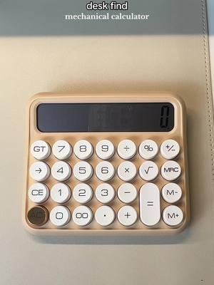 so convenient & looks perfect on my desk - I’m obsessed 💌 #deskideas #mechanicalcalculator #deskaesthetic #desktour #deskdecor #deskaccessories #creatorsearchinsights 