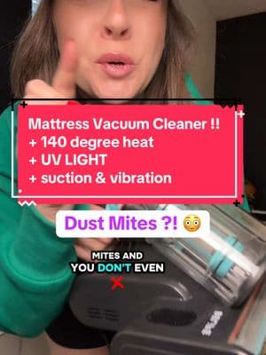 Mattress Vaccum Cleaner with HIGH HEAT, UV LIGHT, Suction and Vibration to Deep Clean your mattress, couch, pet bed, and car seats !! ⭐️⭐️⭐️ #MattressVacuumCleaner #VacuumCleaner #Vacuum #UVLightCleaner #UVLight #DeepCleaning #CleaningTips #CleaningTools #CleanTok #dustmites #deepclean #tiktokshopjumpstart #TikTokShopLoveAtFirstFind  #tiktokshopjumpstartsale   #mademyyear #SuperBrandDay #lovelanguage #seasonalgems 