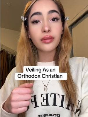 Favorite part of my Sunday morning routine  #veilingchristian #veiling #orthodoxchristian #orthodox 