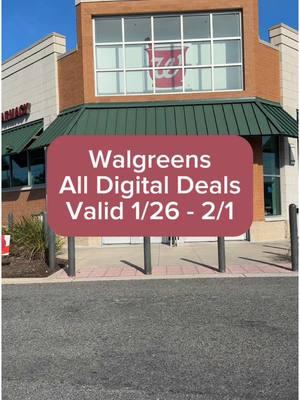 This week’s all digital deals at Walgreens. Valid 1/26 - 2/1 #krystenmitchsaves #extremecouponing #couponcommunity #beginnerfriendly #alldigitalcoupons #wags #couponersoftiktok #walgreenscouponing #walgreens #neverpayfullprice #walgreens