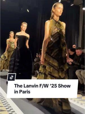 In Paris, #PeterCopping showed his debut collection for @LANVIN. 