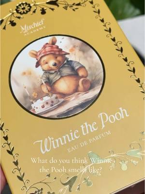 Winnie the Pooh Eau de Parfum by Mischief Academy. Review coming tomorrow! #winniethepoohperfume #mischiefacademy #fairytale #newinperfume 