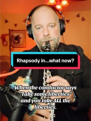 I’m just doing what the conductor told me to do. 😅 #rhapsodyinblue #gershwin #orchestra #solo #coversong #flute #oboe #clarinet #bassclarinet #trumpet #saxophone #altosax #sax #bassoon #frenchhorn #trombone #violin #viola #cello #band #bandkids #musicschool 