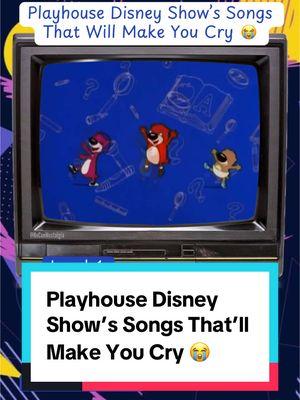 Songs in Playhouse Disney shows that are going to make you cry #Nostalgia #HoldingBackTears #PlayhouseDisney #90skids #90sthrowback #90sshows #2000s #90s #nostalgiatrip #nostalgiacore #memoryunlocked #disney #pbandjotter #bearinthebigbluehouse #outofthebox 