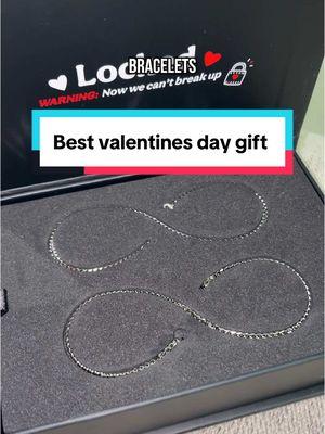 This is the best Valentine’s Day gift 💝  #lockedbracelets #couplesbracelets #permanentcouplesbracelets  #permanentjewelry #couplesjewelry #couples #Relationship #dating #ValentinesDay #valentinesdaygift 