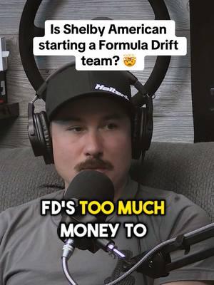 Should @shelbyamerican start a @formulad team? 🤯 I’ve heard rumors and I wanted to see if we could get some answers… how do you think this would effect FD? Full podcast link in bio! #shelbyamerican #shelbymustang #formuladrift #mustang #drifting #podcast #circleofdrift 