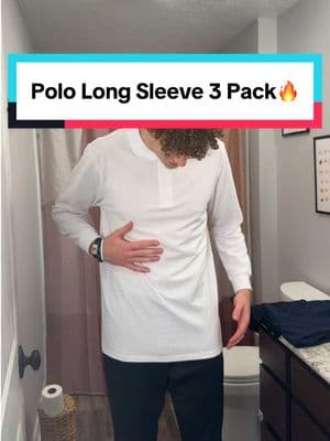 These are such nice collard long sleeves 😁 #polo #collar #pololongsleeve #collarlongsleeve #3pack #shirt3pack #collardshirt #polos #longsleevepolo #mensclothing #mensclothes #clothes #clothing #style #stylish #waffleknit #viralvideo #trending #fyp #foryoupage #tiktokmademebuyit #tiktokshopfinds   #TikTokShop   #starcreatorcompetition  #tiktokshopcreatorpicks #TTshoplevelup 