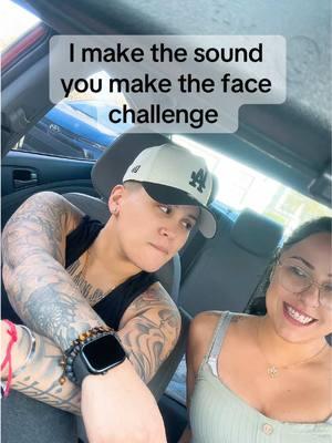 Lmao this was fun 🤣 #coupleschallenge #couplesoftiktok #wlwcouple #imakethesoundyoumaketheface #couplescomedy 