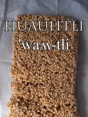 #Nahuatl in 10 Seconds 159: Huauhtli (Amaranth) My friend in Mexico City gave me an amaranth snack that I filmed during my Villahermosa flight before eating! #Mexica #ClassicalNahuatl #amaranth