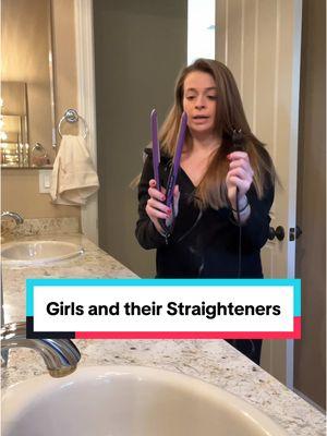 And I only referred back to that video twice #girls #straightener #comedy #relatable 