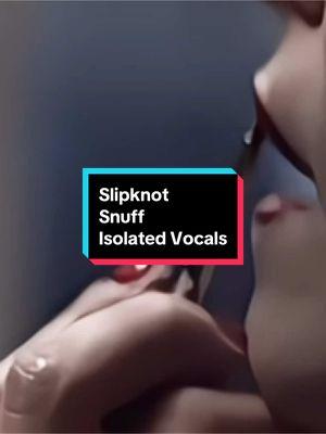 Slipknot - Snuff Isolated Vocals #coreytaylor #slipknot #craigjones #chrisfehn #clownslipknot #jimroot #mickthomson #joeyjordison #paulgrayforever #allhopeisgone 