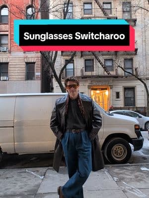 Just picked up the blue lens pair  (made in Italy!) today and couldn't decide which sleazy shades worked better lol #sunglasses #OOTD #fashiontiktok #shades #vintagefashion #70sfashion #70sstyle #secondhandfashion #mensfashion #vintagestyle #switchover #switchoff #outfitinspo #outfitideas 