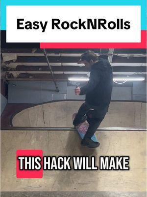 How to rocknroll on a skateboard the easiest way #howtoskateboards #howtoskateboard #skatepark #miniramp #Skateboarding 