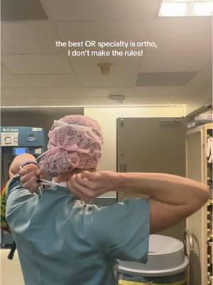 no one could ever change my mind on this actually! #ornurselife #orthosurgery #ornursesoftiktok #operatingroomnurse #ortho  