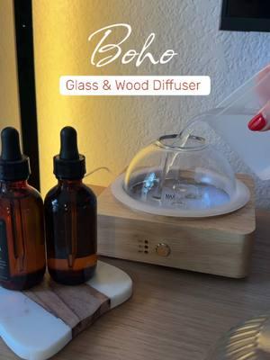 Boho Glass & Wood Essential oil diffuser for home and bedroom 🩷⭐️ #EssentialOilDiffuser #OilDiffuser #Diffuser #GlassEssentialOilDiffuser #GlassDiffuser #HumidifierHomeSense #EssentialOils #WoodenDiffuser #bohodiffuser #bohohome #bohohouse #bohodecor #tiktokshopjumpstart #TikTokShopLoveAtFirstFind  #tiktokshopjumpstartsale   #mademyyear #SuperBrandDay #lovelanguage #seasonalgems 