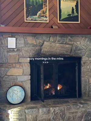 may this type of vibe always find me 🪵☕️ #morningvlog #minivlog #morningroutine #weekendgetaway #blowingrocknc #cozymountaintowns #cozytowns #cozyvibes #mountainhome #fy #fyp #fypシ゚viral #pinterestaesthetics #chetolaresort 