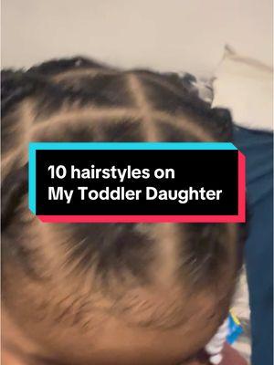 Easy styles to do for toddler girl hair💕 💕 💕 💕 💕 💕 💕 #fypシ   #toddlersoftiktok #toddlerhairstyles #blackgirlhairstyles #babyhairstyle #creatorsearchinsights #toddlermom #viral #braids #momtok #MomsofTikTok  #curlyhairroutine #blackcurlyhair 