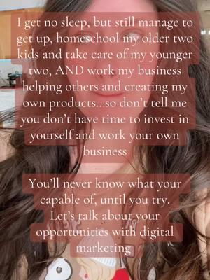 I will never work myself dead at a 9-5 to pay for someone other than myself to go on a vacation! You want your life to change? You want something better? You want to spend more time with family? ….so do it, let me show you. #millitarywife❤️ #momlifevibes #sahmlifetok #workfromhomemommas #buildingabettertomorrow #homeschoolmama #digitalmarketingforbeginners #socialmediamom 