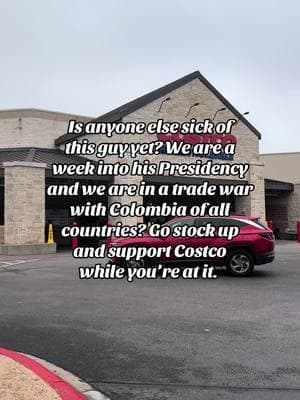 We can’t be the only ones sick of this but thankful someone is finally standing up to him. 🤷🏼‍♂️ 🤷🏼‍♀️  Go stock up on coffee and support @Costco Wholesale! ☕️  Prices on 1/26 for reference: Coffee $13-$18 depending on brand.  Roses $18 for 2 dozen Gas $2.63/gallon #Colombia #Tariffs #TradeWar #Quadruplets #CaffSQuad #Austin #Texas #DrippingSprings #ATX #RealLifeParenting