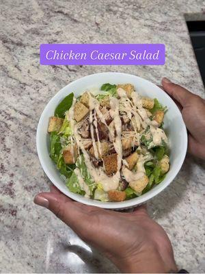 Chicken Caesar Salad! 🥗 #lowcarb #lowcarbrecipes #cookwithme #cookdinnerwithme #DinnerIdeas #foodisbae #FoodTok #Foodie #letseat #mukbang #EasyRecipes #quickdinnerideas #ketomeal 