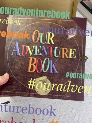 so excited to put all our pictures in here 🥹🏕️ #adventurebook #picturebook #ouradventurebook #photobook #scrapbook