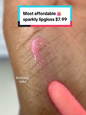 Affordable sparkly lipglosses that taste amazing #sparklylipgloss #lipglosses #glittergloss #lipglossswatch #lipglosspoppin 