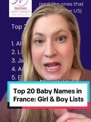 Listen, I know I can’t pronounce many of these names correctly but please be kind, I do try to get them right! If your only comment is to correct me, find something else more interesting to say 😁 please and thank you #nameswithsteph #babynames #frenchbabynames #nameconsultant #babynameinspiration #babynameconsultant #uncommonbabynames #popularbabynames #babynametrends 