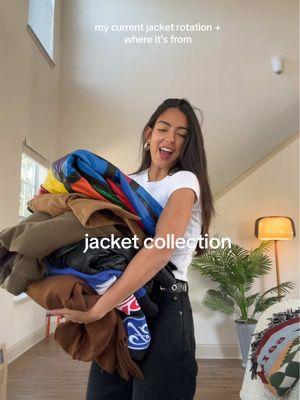 my jacket collection + where it’s from! #jackethaul #jacketmusthaves #bestjacket #womenjacket #winterfashion #winterjacket #cooljacket #racerjacket #fringejacket #hmviraljacket #winteroutfit #jacketcollection 