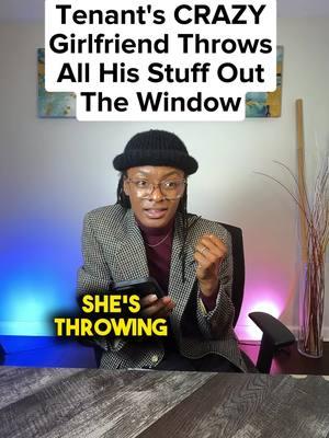 Tenant's CRAZY girlfriend throws all his stuff out the window #realestateinvesting #realestate #rentalproperty #landlord #crazy #badtenant (DISCLAIMER: This is a skit based on a true story)