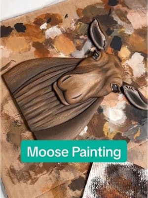 Hand painting the moose. I’ve got this guy just about finished up! Finished piece coming soon. #handpainted #woodart #handcrafted #woodworkingart #signmaker #woodensigns #woodworkingartist #woodpainting #creatorsearchinsights 