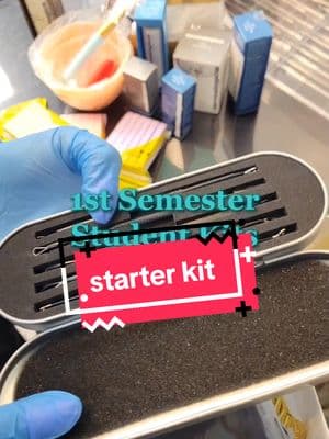 I decided to to an a' la carte starter kit for students this semester. Each week they receive new items to add to their kit. #dermaplaning #beautyschool #bossladymindset #waxingtiktok #annlashbeautybar 