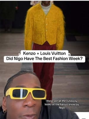 Louis Vuitton & Kenzo - Did Nigo Have The Best Fashion Week For Designers? 💧 He designed collections for @Louis Vuitton alongside Pharrell & @KENZO his own brand.  🕶️: @Knotwtr  #louisvuitton #kenzo #nigo #fashionweek #fashion #paris #greenscreenvideo #designer #fashiondesigner #fashiontiktok 