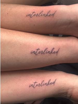 #interlinked #interlinkedsouls #interlinkedtattoo #sisters #sistertattoo 