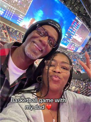 Courtside vibes with my dad at the Intuit Dome 🏀✨ #FatherDaughterTime #ClippersNation #familytime #daddaughterduo 