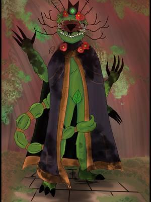 I made a speedpaint of my design for Bishop Leshy. I really like how it turned out. Sorry for the inactivity. I need to get a vpn or something to get tiktok back on my phone cause i'm in the usa. :P i've been pretty active on Tumblr tho. Feel free to follow that.  #fyp #foryou #foryoupage #cotl #cotlfanart #cotlleshy #leshy #leshycultofthelamb #cultofthelamb #cultofthelambfanart #art #artist #artistsoftiktok #bishopleshy  #videogames