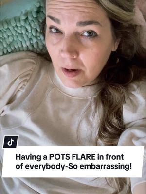 This says it all. Having a #potsflare in front of others is just embarrassing & frustrating! 🤯😤 I know most people probably didn’t even notice, and those that did were kind enough to come and give me a little hug after. 🫂 And I’m so grateful that my daughter was willing to step in for me, and that my husband was able to drive me home. 💕 I keep trying. 💪🏻 I keep getting up and doing what feels possible in that moment, on that day. 😌 Some days it is possible 👍🏻 Other days it isn’t. 👎🏻 I am learning how to live with chronic illness, and it’s a huge adjustment! ❤️‍🩹 AND I’ll keep adjusting, learning, moving forward one day at a time. ❤️ (Yes, I’ll lead the music again too. I’ll just have a backup on hand in case!😅) ❓Questions? Comments? Love? What’s it like for you?  #lifeafterbreastcancer #potssyndrome #chronicwarrior #potswarrior #potsawareness #potsie #potslife #breastcancerwarrior #mastcellactivationsyndrome #ehlersdanlossyndrome #breastcancersurvivor #thisishowwegrow 