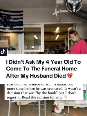 Here 👇🏻 . . . Intuitively I knew right after my late husband's accident that there was no "protecting" my son from the reality of what had happened. It didn't feel right to not give him context, to shield him from visiting his daddy who was in the ICU. There were people who asked if that was "appropriate" for my son to see at such a young age. I felt that he had a right to see his dad and interact with him as much as he was comfortable and as much as the hospital would allow. And I felt that filling in the gaps for my son around the phrase "your daddy is sick and can't come home," eased his little mind and heart.  When Ryan was put on hospice, I was told by psychologists to tell him in the most literal terms what was happening and give him every opportunity to say his goodbyes. After 6 months of his daddy not being able to interact with him, I saw my son withdrawing. The comfort I had seen my son give my husband in the beginning, had faded to him being more apprehensive and apathetic. It was extremely painful to watch. When my husband died, we had the opportunity to see him one last time before he was cremated. I could have asked my son to go, but this specific task just didn't feel right like the other decisions I had made. I didn't want my son's last memory of his dad to be the sterility of a funeral home environment with his dad laid out on a slab in the front of a big room. I felt confident that he had said his goodbyes to his dad prior to this. I made what I thought was the best decision. . . . 💌DM "Support" for 1:1 grief support 💌DM "Retreat" for my widow's retreat  💌DM "Carried" to preorder my 2nd book 💌DM "Running " for my book 💌DM "Email" to sign up for my list . . . #grievingprocess #griefcoach #griefjourney #youngwidow #youngwidows #widowedandyoung #widow #widows #widowhood #widowlife #widowed #widowedmom #anaphylaxis #anaphylacticshock #anoxia #anoxicbraininjury #anoxic #death #griefandloss #deathanddying  . . Grief coach for widows. Helping widows lost in grief find joy and purpose after loss.