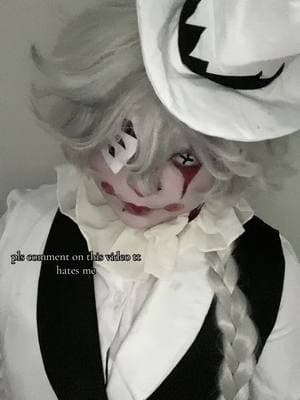 heh.. #nikolai #nikolaigogol #bsdcosplay #bungoustraydogs #doa #fypシ゚viral #fyp #decayofangels #clown #clownmakeup #stormbringer #arcane #jjk #jujutsukaisen 