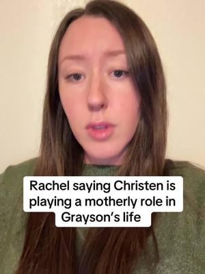 Rachel live saying Christen is playing a motherly role in Grayson’s life #christenwhitman #christenwhitmanlive #christenwhitmandrama #mammac #rachelweaver #rachelweaverdrama 